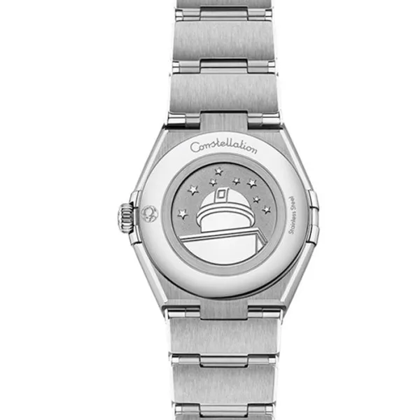 Omega Constellation Women Quartz Blue Stainless Steel Watch O13110286003001