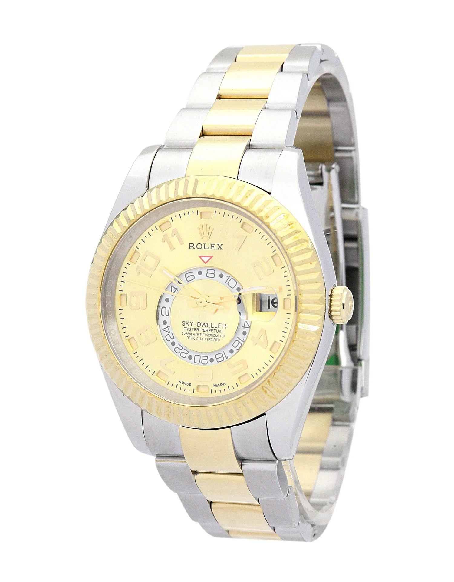 Rolex Sky-Dweller 42mm Gold Dial 326938