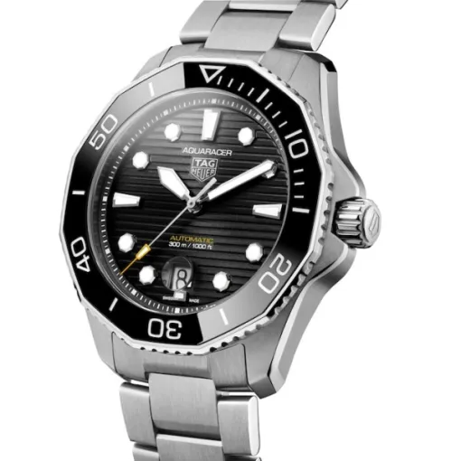 TAG Heuer Aquaracer Men Automatic Black Stainless Steel Watch WBP201A.BA0632